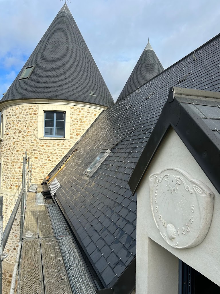 Toiture ardoise château